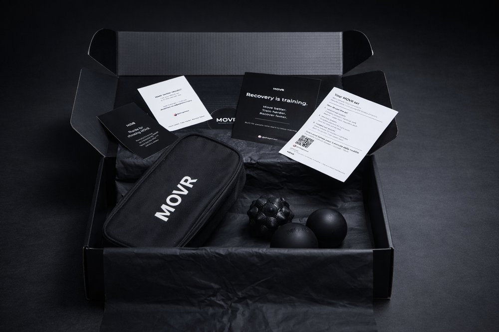 MOVR Recovery System, unboxed